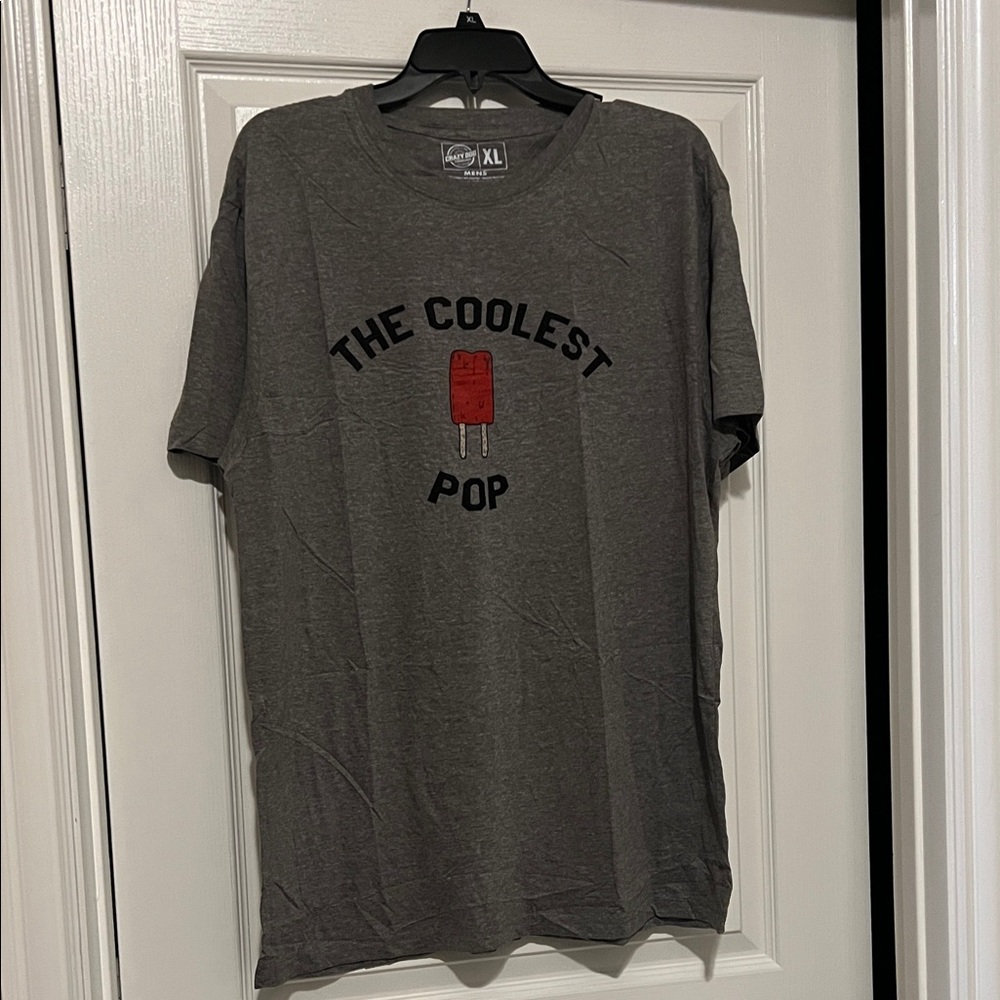 Crazy Dog Men’s Gray Graphic T-Shirt - Picture 2 of 6
